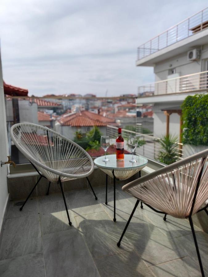 Wide Blue Luxury Boutique Suites Neos Marmaras Luaran gambar