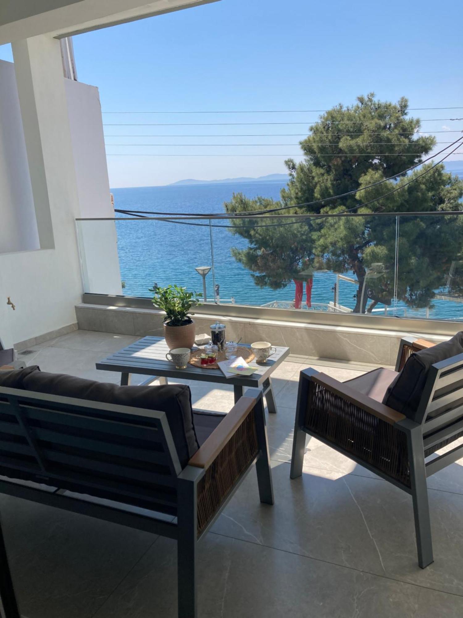 Wide Blue Luxury Boutique Suites Neos Marmaras Luaran gambar